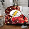 1pc Flash superhero Flannel Throw Blanket Soft, Warm & Cozy for Couch, Bed, Office, and Travel Versatile All Season Gift, Christmas present