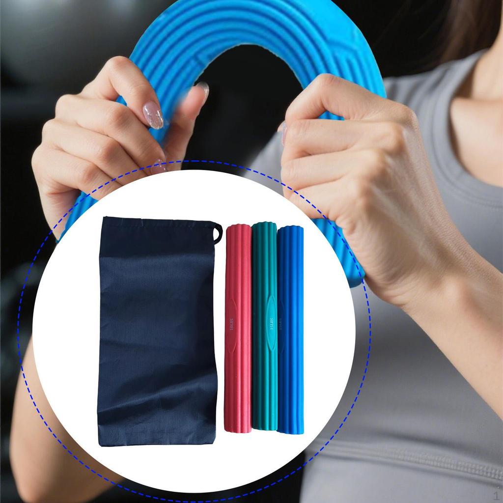 3-teiliges Widerstandsband für Tennisarm mit Drehstange, TPE-Konstruktion, geeignet für