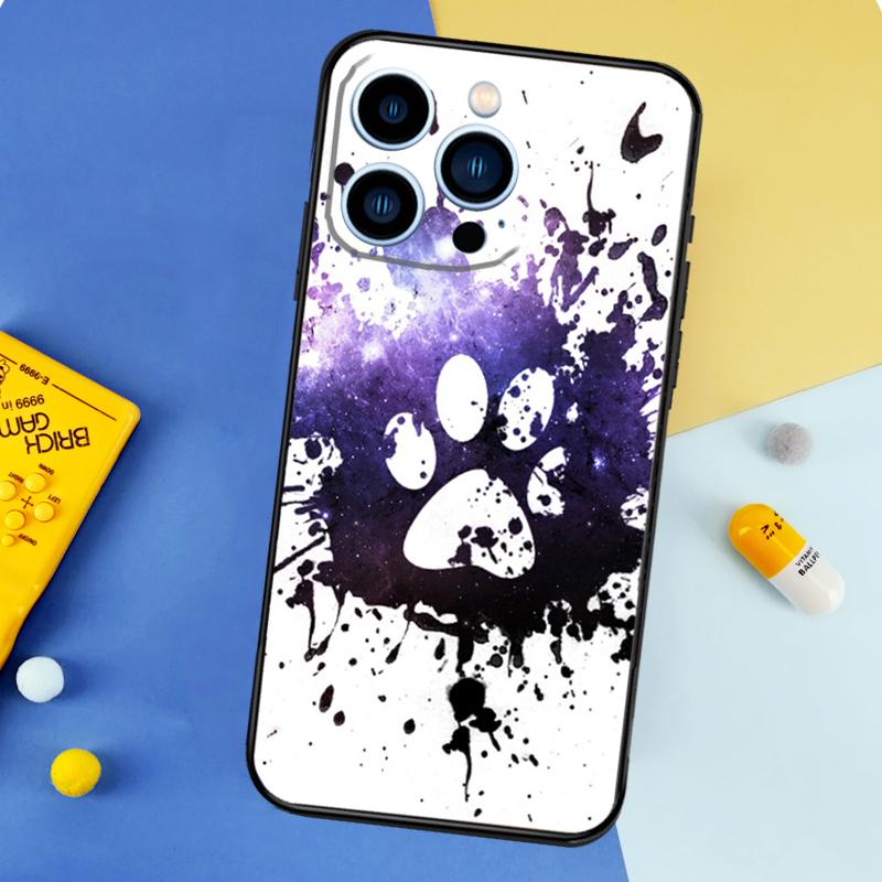 Cat Dog Paws Phone Case For iPhone 17 16 15 14 13 11 12 Pro Max mini 15 16 Plus 16e 17 Air Bumper Cover