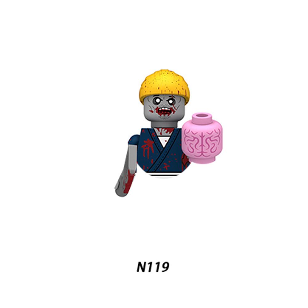 Classic Horror Series Figure Dolls Mini Building Blocks Set Halloween Dress-Up Role Play Collection Gift Toy