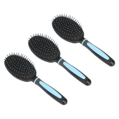 3Pcs Paddle Hair Brush Oval Shape Soft Comb Teeth Easy To Hold Avoid Static Paddle Hairbrush for Wet Dry Hair