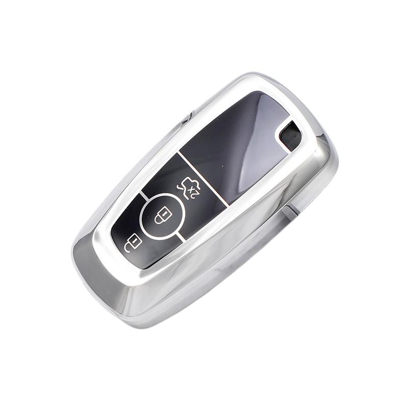 TPU Car Remote 3 Button Key Case Cover Shell for Ford Edge Fusion Mustang Explorer F150 F250 F350 Ecosport Protector Accessories