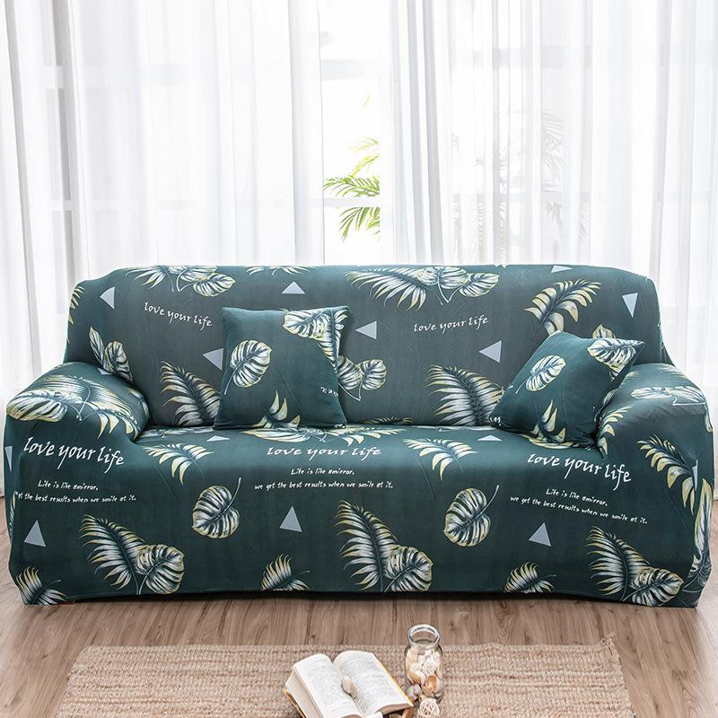1pc Floral Printed Sofa Cover Spandex Elastic Couch Slipcovers for Bedroom Office Living Room Furniture Protector Home Decor