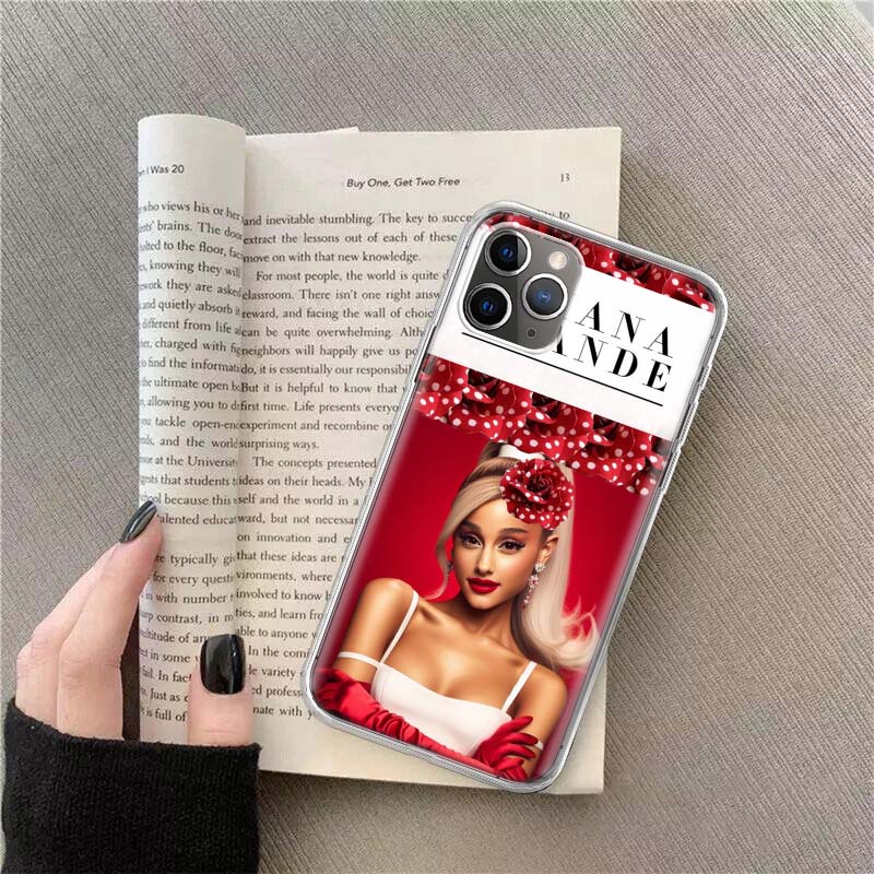 Ariana Grande Phone Case For Apple Iphone 12 13 Mini 14 15 Pro 17 Pro Max Air 11 16E 16 Plus Shell Cover Clear TPU Pro
