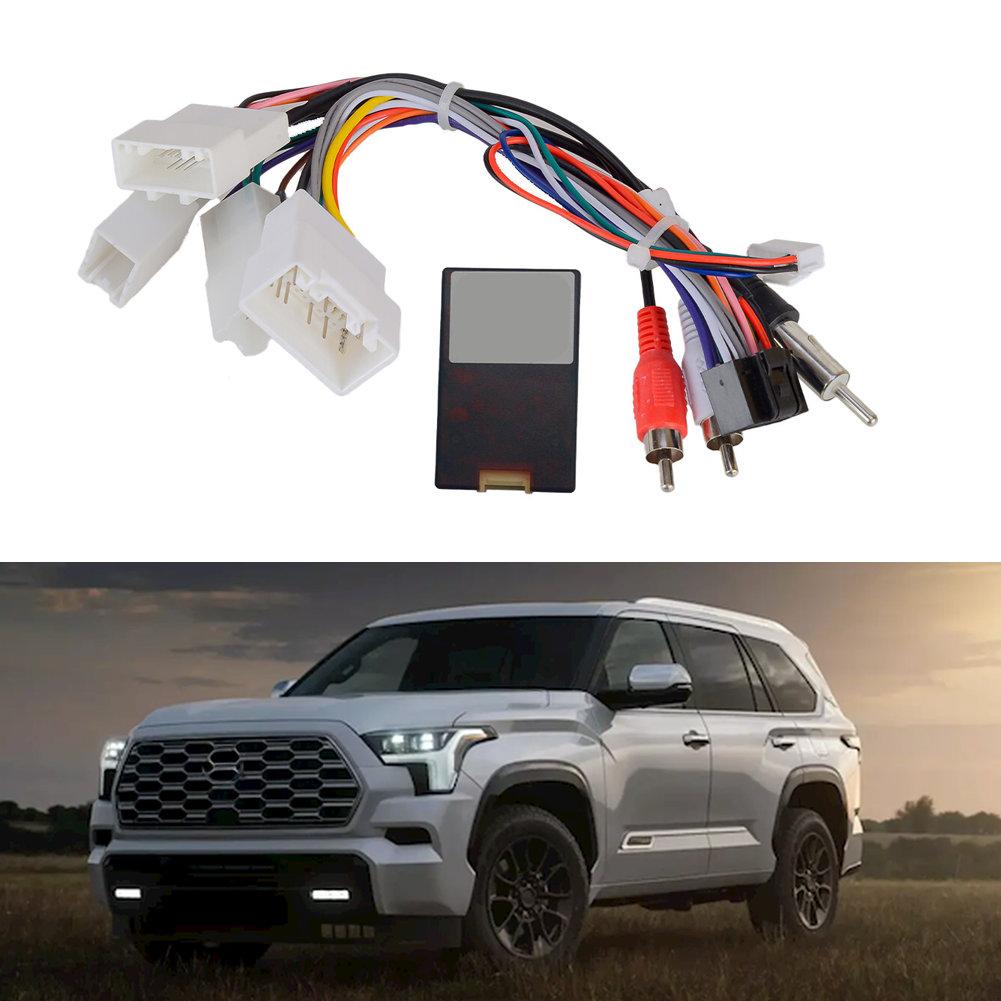 12V Black Navigation Power Cable Protocol Box For Toyota08-13 For Lexus330/350 Replacement Car Accessories