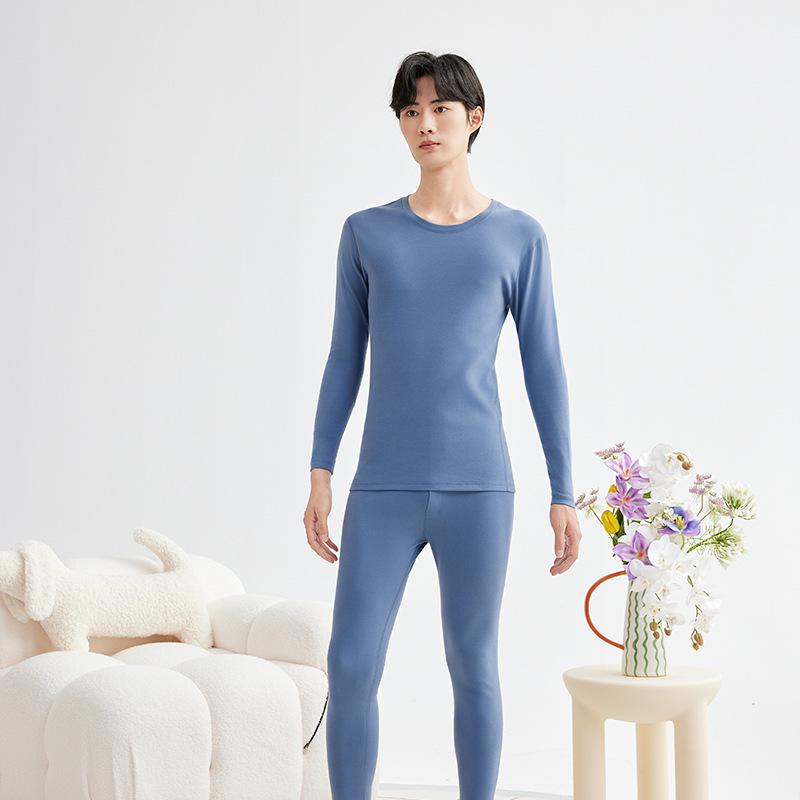 250g Verdickter Baumwoll-Thermo-Unterwäscheanzug für Herren & Damen - Warmer Herbst-Ober- und Unterteil