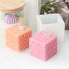 3D Letter Cylinder Cubic Love Silicone Candle Molds DIY Handmade Scented Candles Making Tool Valentine's Day Decor