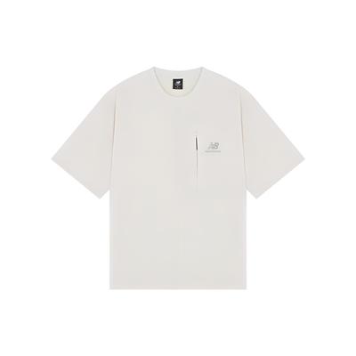 New Balance T Shirt Men's White AMT22371-CFO