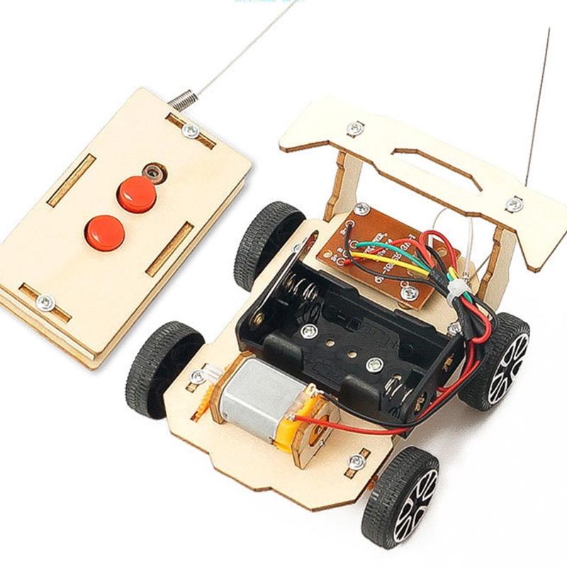 Professional DIY Remote Control Car Kit STEAM Educational Scientific Toys Kit No Soldering Simple Assembly for Teens
