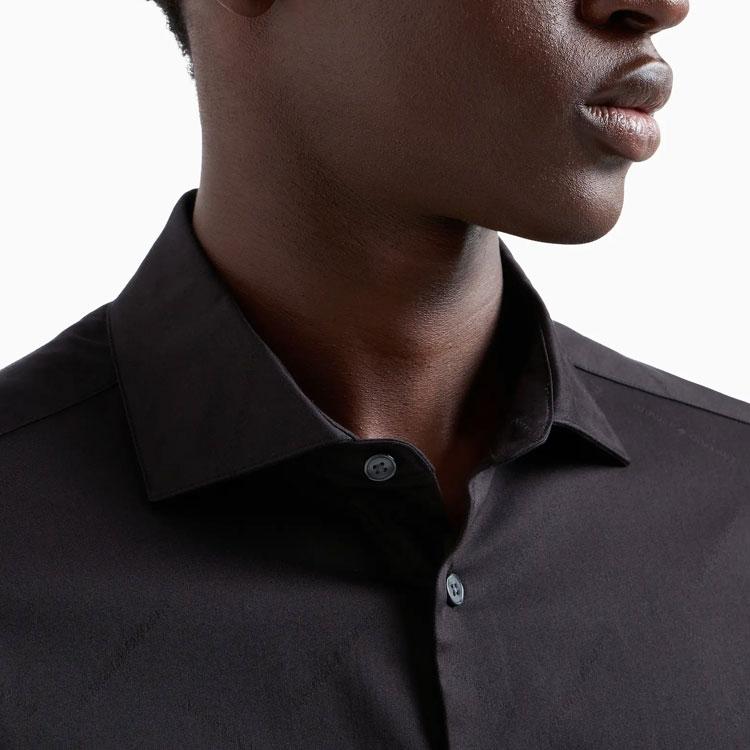 Emporio Armani Poplin Shirt 6D1C86-1NIUZ-F019