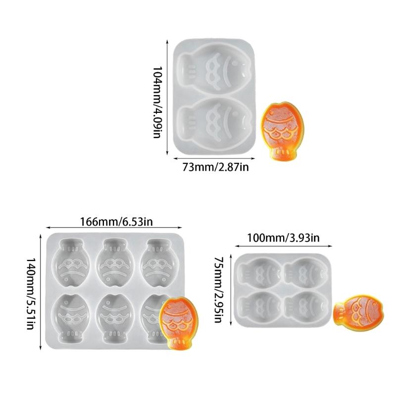 Dessert and Food Molds Tool Fish Shape Cake Making Moulds Fish Shaped Chocolate Molds for Parties and Celebration