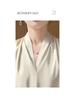 2026 Spring/Summer Silk Satin V-neck Sleeveless Solid Color Tank Top