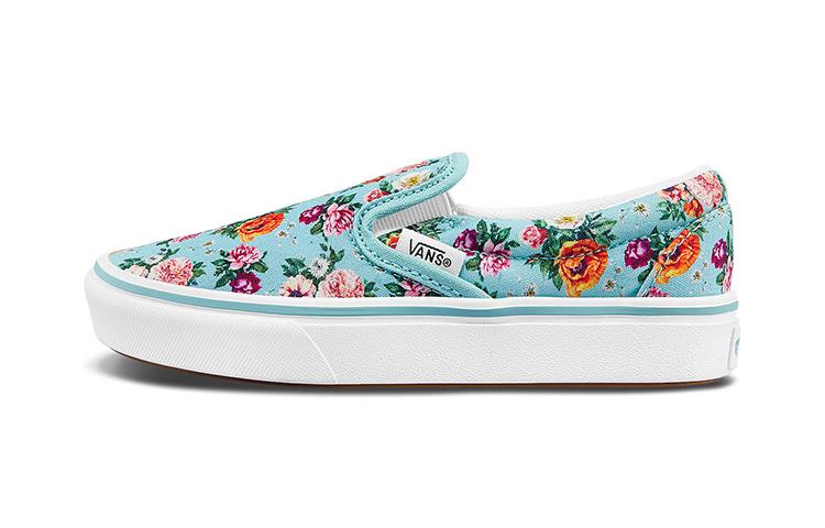 Vans Slip-on Canvas Легкие Низкие Детские Скейтбордические Кроссовки Синие Дети Возраст 3 7 Лет VN0A4U1S7U7 34