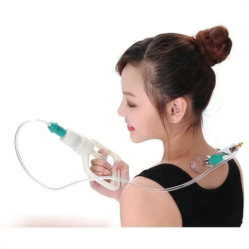 Strong Suction Cup Massagers Cupping Pump For Back Neck And Legs Easy Hand Pump Operation Customizable Intensity