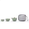 Bafangli 4-Piece Leisurely Ceramic Travel Tea Set