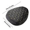Motorcycle Seat Cover with Soft Fleece Pad Winter Electric Heating Cushion for Scooter Bike Snowmobile Delivery Riding Travel