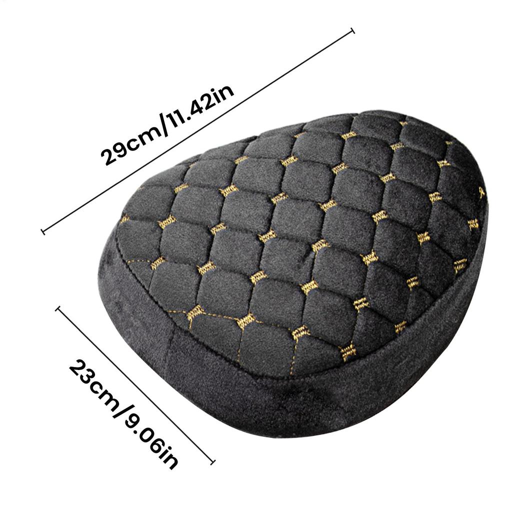 Motorcycle Seat Cover with Soft Fleece Pad Winter Electric Heating Cushion for Scooter Bike Snowmobile Delivery Riding Travel