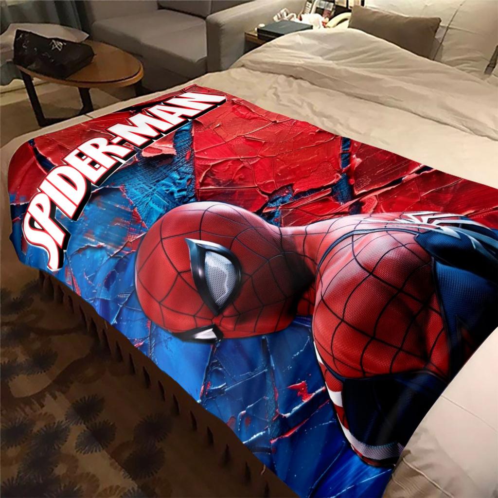 Spider-Man Patterned Comfortable Blanket. Super Soft Fleece, Soft, Comfortable, and Lightweight.Suitable As a Gift