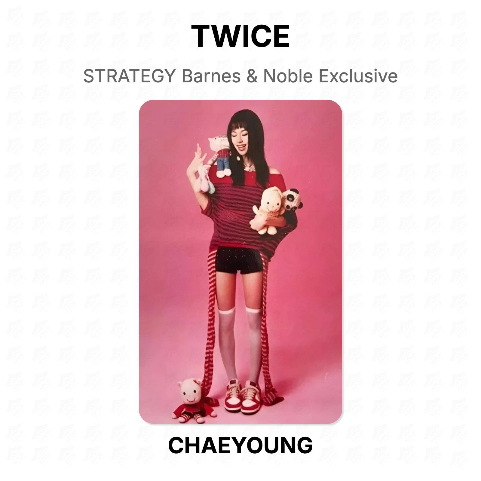 TWICE STRATEGY Barnes & Noble Exclusive Official Photocard CHAEYOUNG