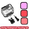 60M/196FT Underwater Waterproof Case Diving Housing for GoPro Hero 13 12 11 10 9 Action Camera Diving Snorkeling Photography