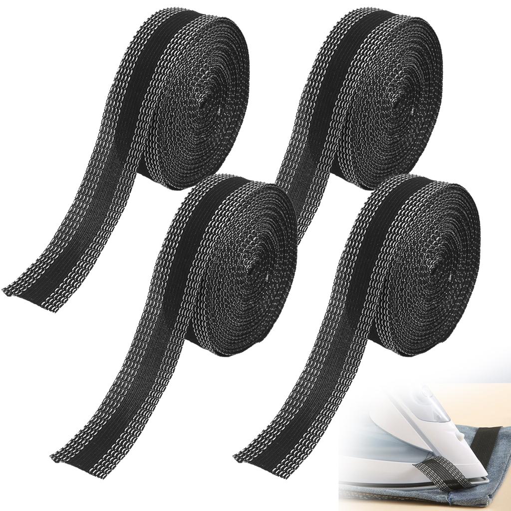 Pants Edge Shorten Self-Adhesive Hemming Tape Iron-on Hem Clothing Tape Pant Mouth Paste 1 Inch x 5.5 Yard Fabric Fusing Hemming