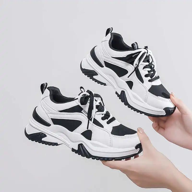 Sumer Thick Heeled D Chunky Sneakers Woman Colors Young Shoes Sports Link Vip Kawaiis Flatas Choes Cool Teniis Small Price