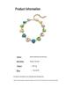 Colorful Rhinestone Heart Choker Necklace - French High-End Luxury Fashion for Women
