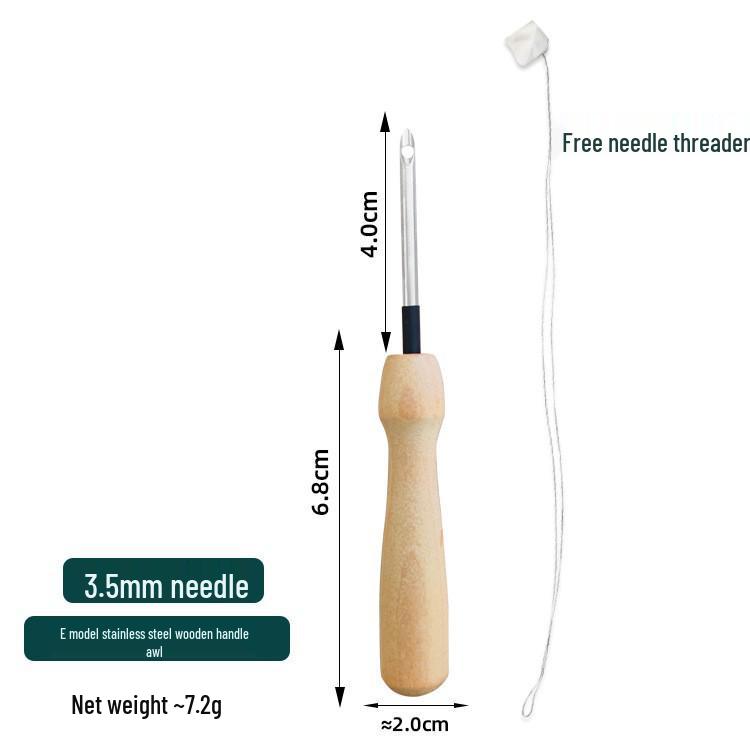 Russian Punch Needle Yarn & DIY Embroidery Tool for Cross Stitch & Coarse Weaving