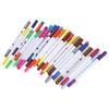 48Pcs Permanent Markers Watercolor Assorted Colors Fine Point Dual Tip Painting Tools