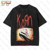 Korn Kornrock Metal Band Vintage Oversized Tshirt Zda7