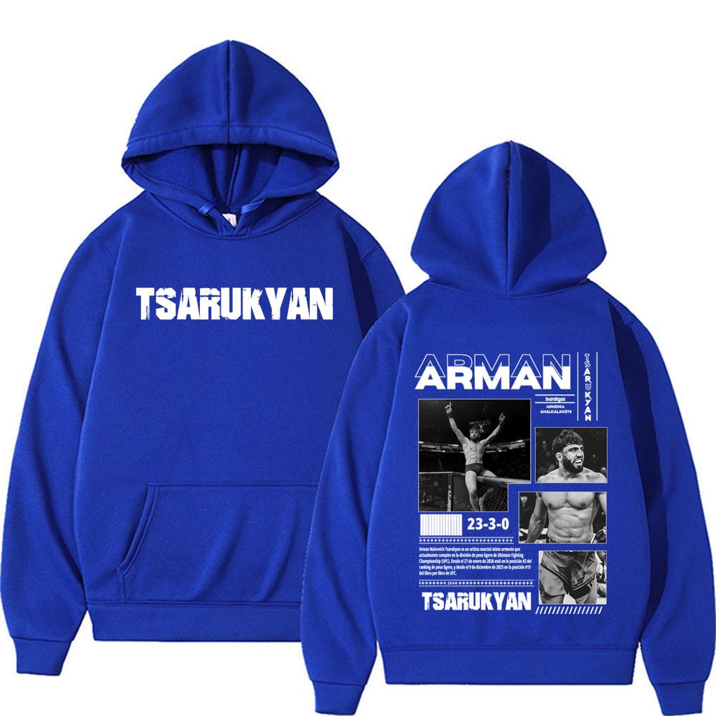 Arman Tsarukyan Ahalkalakets Regali per Fan Felpe Moda Donna Violenza Estetica Felpe con Cappuccio Casual Oversize Felpa