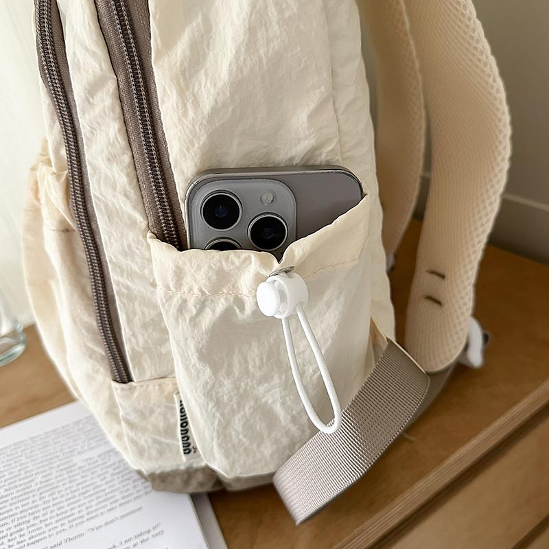 Large Capacity Backpack Junior High School Student Schoolbag Women's Lightweight Backpack