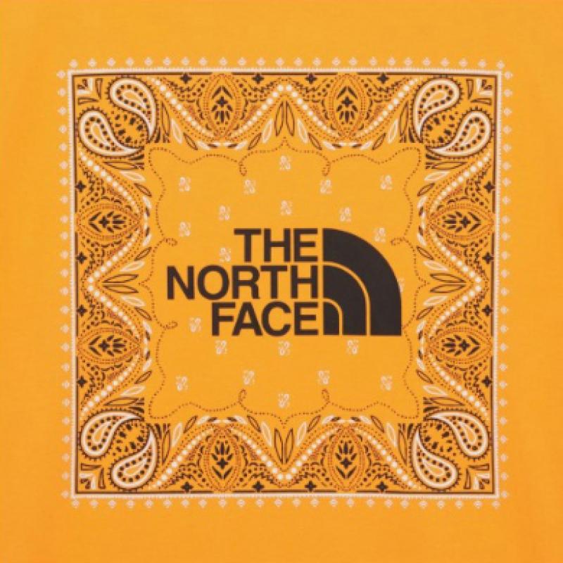 The North Face Men S ShorT Sleeve T ShirT Bandana nT7ur13f Mango