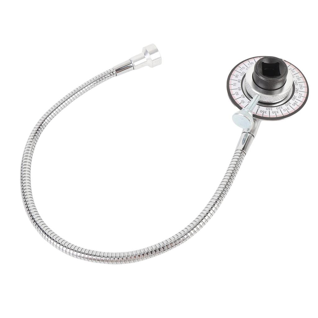 Torsion Angle Meter Alloy Steel 12in Drive Meter Clear Scale 360 degrees  Bending Wrench Angle Gauge with
