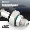 Universal 6AN Fuel Tank Return Line Bung Kit, 6061-T6 Billet Aluminum, CNC Machined