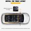 2PCS Car Devil Eyes Light, 11.8In X 4.72In Dynamic Flex Vehicle Windshield Digital LED Sign Display, Flexible Auto Exterior Decor Lamp Accessories,