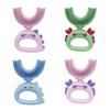 U-shaped Toothbrush Manual Easy To Use Cute Shape Soft Bristle Adorable Clean Silicone U-shaped Children Toothbrush for Child