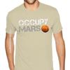 Rodina Elon Musk Okupujte Mars Tričko Vintage Móda CCCP Bavlna Pánské Nadměrné Velikosti Černá Trička Camisa Streetwear