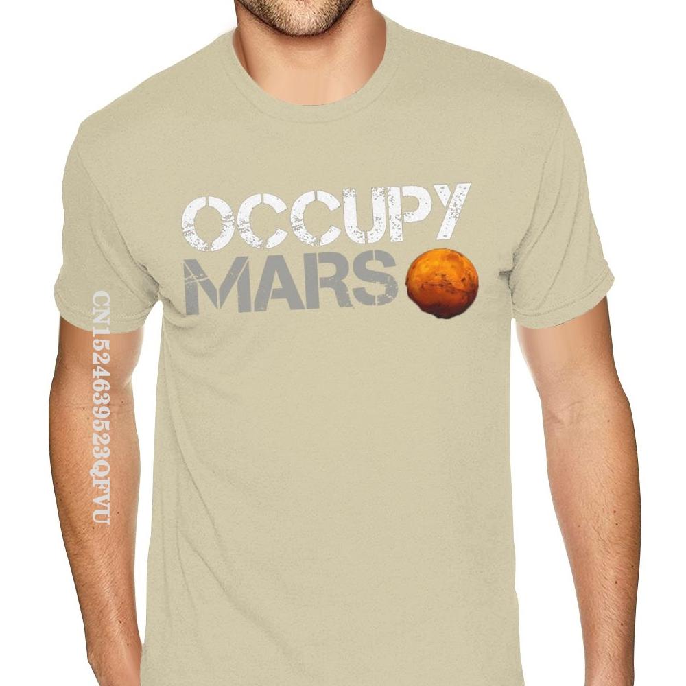 Family Elon Musk Occupy Mars Tshirt Vintage Fashion CCCP Cotton Male Plus Size Black T-Shirts Camisa Streetwear