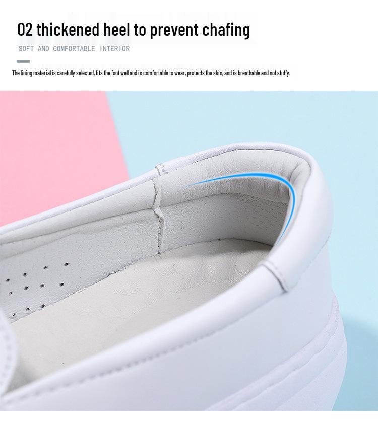 Women's Breathable Soft Sole Nurse Shoes - Comfortable, Non-Slip, Anti-Odor, Heightening, Thick Sole for Medical Staff