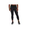 Under Armour UA Motion Elastic Mid-Waist Fitted Seven-Point Sports Pants Women Pants Black 1383609-001