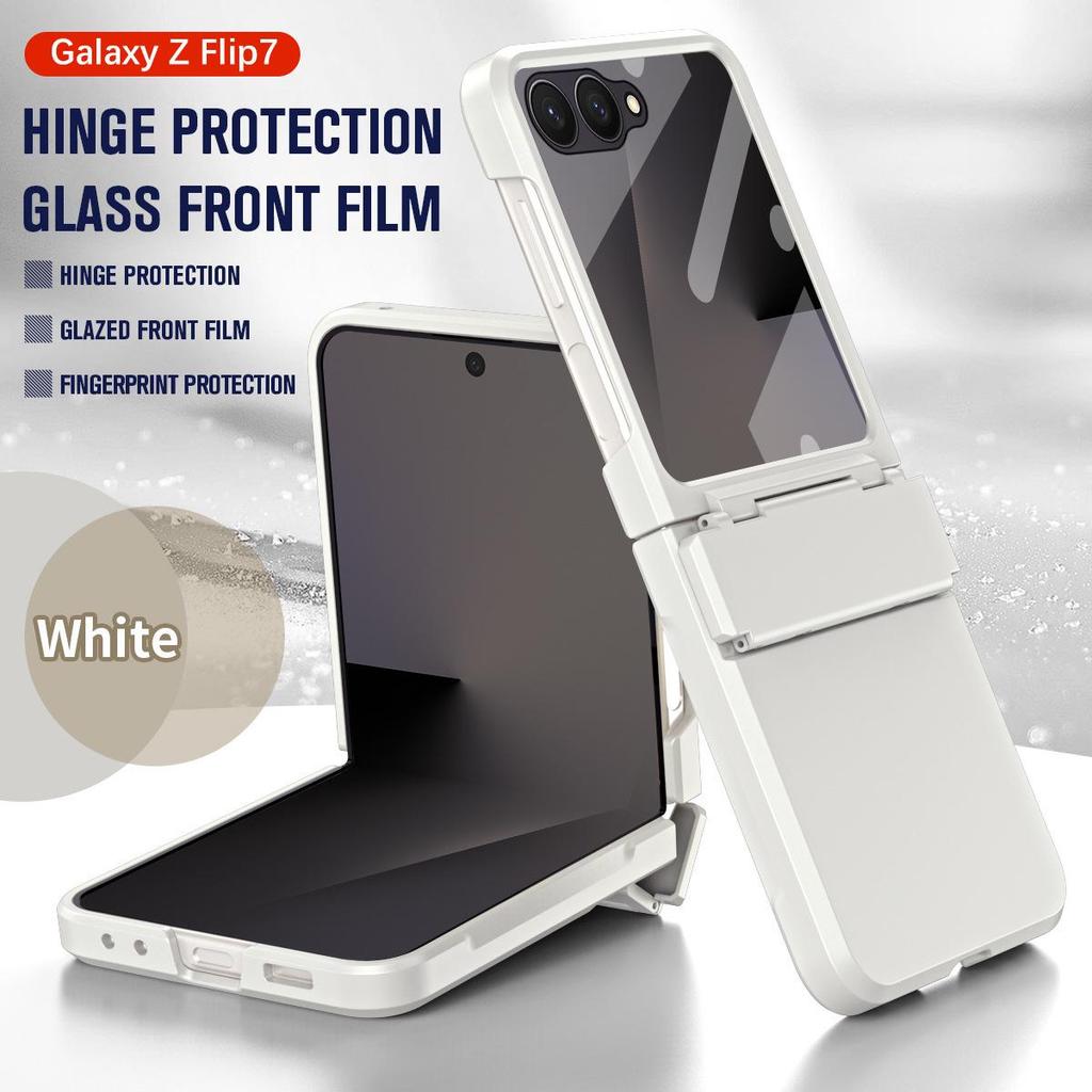 Samsung Z Flip 8 Hinged Phone Case with Integrated Full Coverage Protection for Flip 7/6