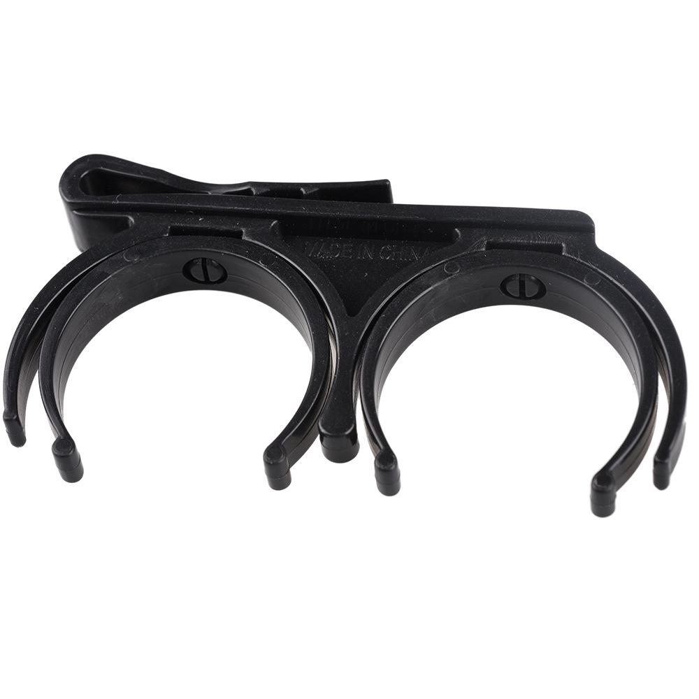 

Вращающийся Складной Зажим для Гольф-Мячей - Вмещает Два Мяча, Аксессуар Двойной Подборщик Мячей чёрный