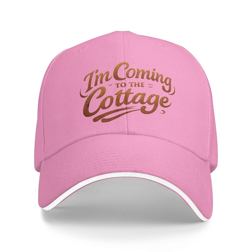 Ich komme zur Hütte Lässige Baseballkappe Jagd Camping Hip Hop Hüte Sommer Heißer Verkauf Unisex-Teens y2k Lustige Snapback-Kappe