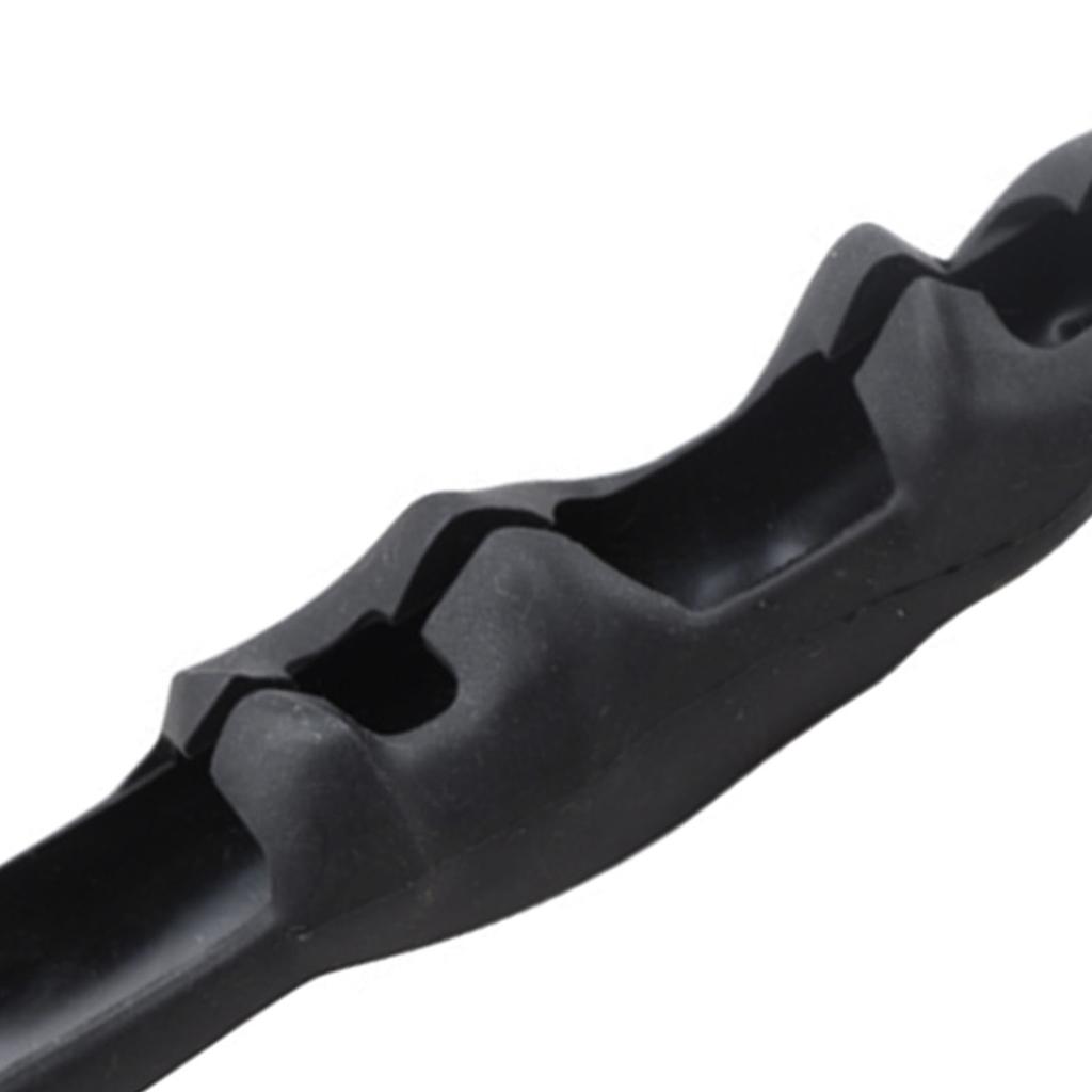Golf Grip Trainer Anti Slip Ergonomic Rubber Golf Grip Training Aid for Correcting Hand Position Black