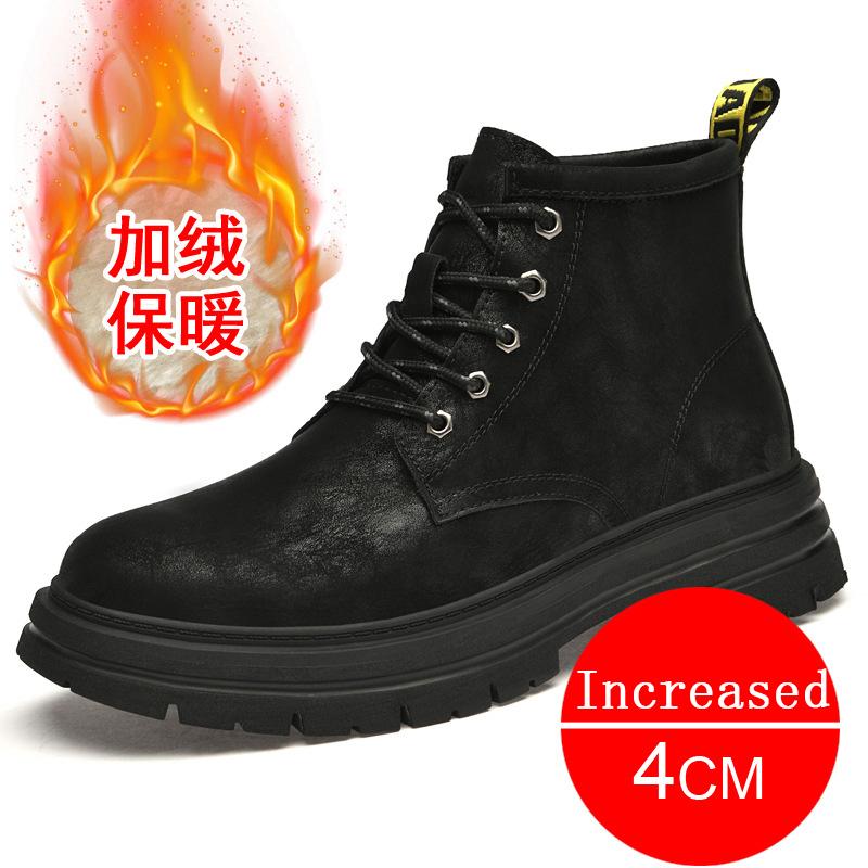 Мужские ботинки из натуральной кожи — фото 13