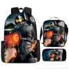 Pacific Rim schoolbag, primary and secondary school students, boys, mecha war, monster backpack, kindergarten burden reduction three-piece set