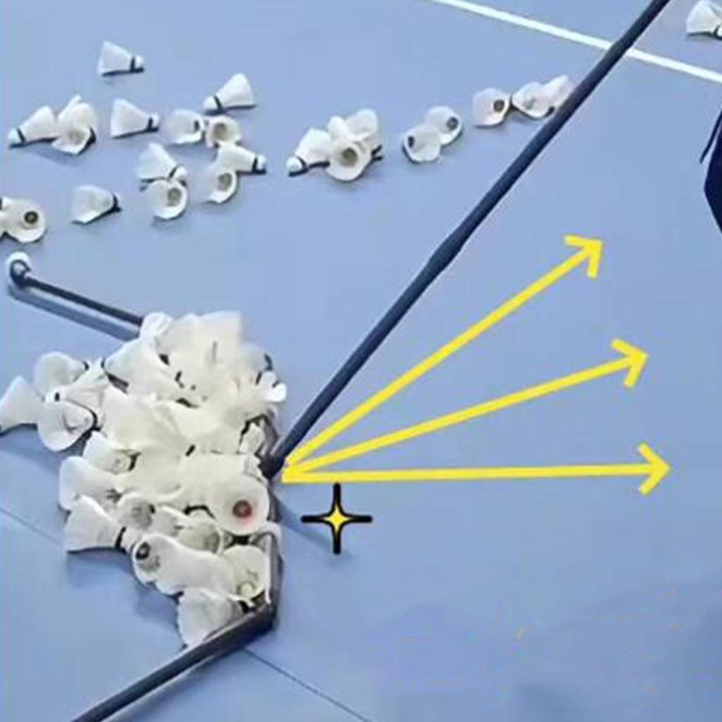 Badminton Shuttlecock Collector, Gatherer, Table Tennis Collector Tennis Ball Picker, Sweeper for Park, Outdoor Court Venues