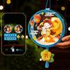 Cute Bunny Lantern Cartoon Handheld Rabbit Flower Lantern Mid Autumn Lantern  Holiday Decoration