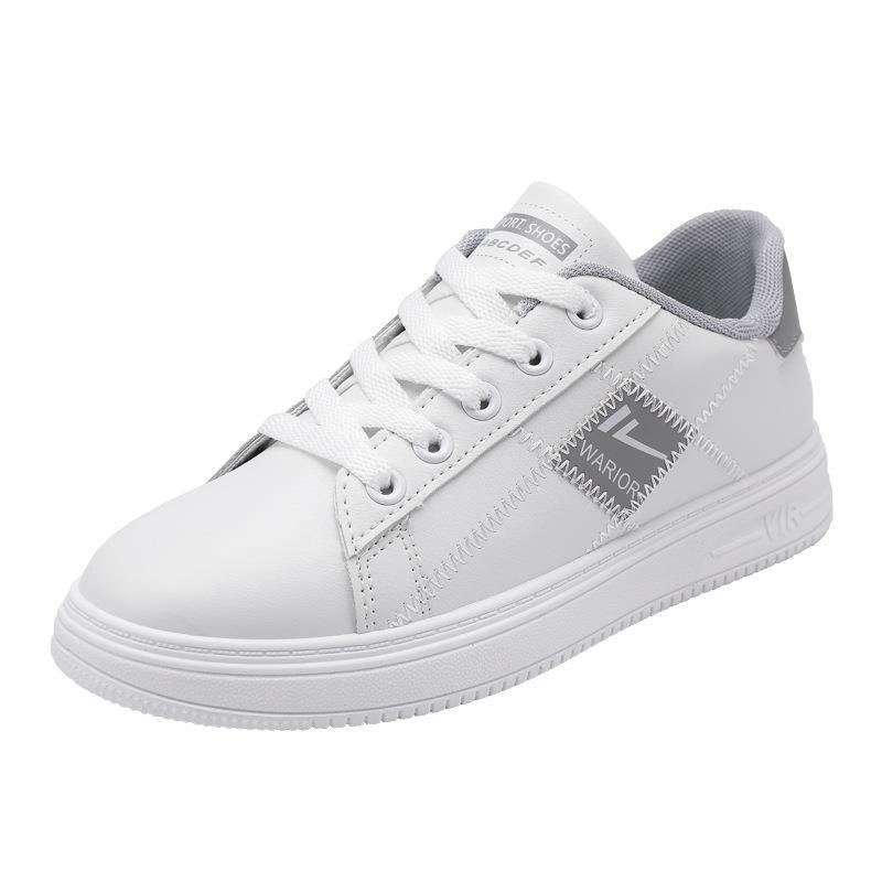 

Маленькі білі туфлі жіночі 2025 нові весняні жіночі туфлі студентські дихаючі універсальні повсякденні шкіряні на плоскій підошві спортивні трендові туфлі 40